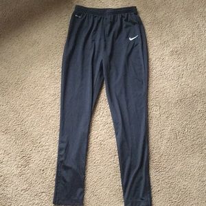Black Nike soccer sweats